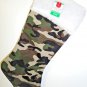 HOME ELEMENTS - CHRISTMAS - HOLIDAY - CAMOUFLAGE - MILITARY - STOCKING - NEW