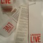 LACOSTE - LIVE - SLIM FIT - CYCLONE - XL - WHITE - PINK - T-SHIRT - NEW - TEE