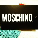 MOSCHINO - ITALY - WHITE - BLUE - SKINNY - STRIPED - SILK - TIE - NEW - TIES