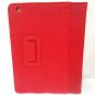 GRIFFIN - iPAD - 2 - 3RD GENERATION - RED - SNAKESKIN - FOLIO - CASE - BRAND NEW
