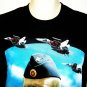 VLADIMIR - PUTIN - RUSSIA - AIR FORCE - SMALL - BLACK - MILITARY - T-SHIRT - NEW