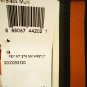 COACH - PEYTON - STRIPED - BLACK - CARAMEL - WHITE - WRISTLET - PURSE - NEW