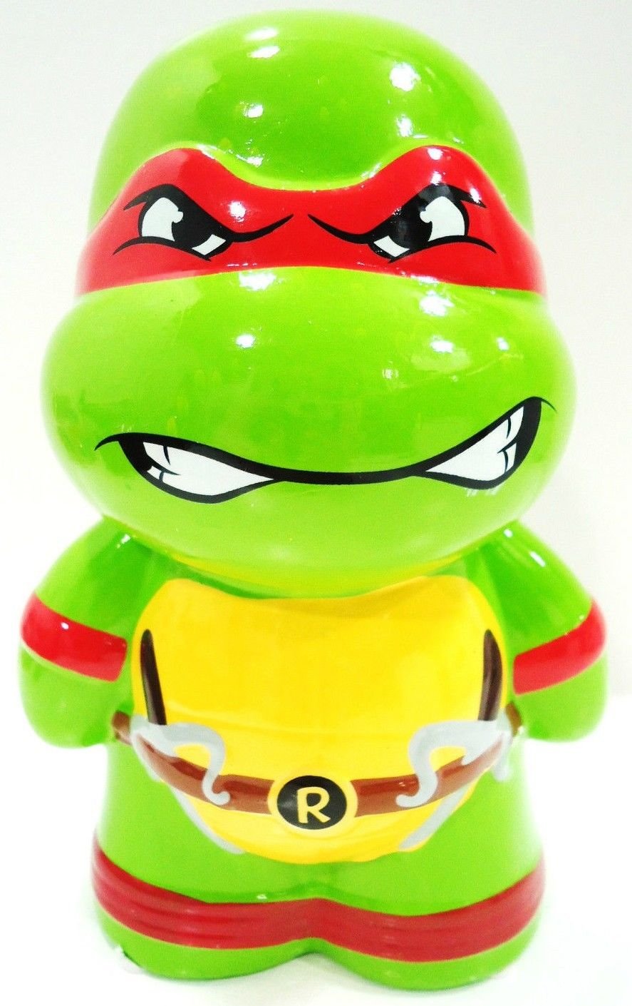 TEENAGE MUTANT NINJA TURTLES - RAPHAEL - CERAMIC - PIGGY - COIN - BANK ...