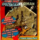 SUPER HERO - COMIC BOOK - SPECTACULAR - SUPERMAN #3 - 2 PCS - TRADING CARD - NEW