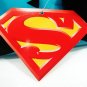 DC COMICS - SUPERMAN - BLACK - BLUE - MUSCLE - TEE - LARGE - BRAND NEW - BATMAN