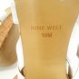 NINE WEST - BREEZIN - FASHION - WHITE - GOLD - HIGH - HEELS - SHOES - NEW - 10M