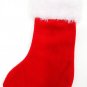 HOME ELEMENTS - "P" - JEWEL - MONOGRAM - WHITE - RED - MINI - STOCKING - NEW