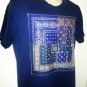 RALPH LAUREN - POLO - DSRL - BANDANA - STITCHED - NAVY - BLUE - TEE - BRAND NEW