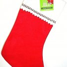 HOME ELEMENTS - CHRISTMAS - HOLIDAY - GARLAND - RED - WHITE - STOCKING - NEW