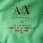 ARMANI EXCHANGE - A|X - GREEN - XL - V-NECK - MUSCLE - TEE - NEW - T-SHIRT