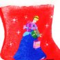 DISNEY - PRINCESS - CINDERELLA - WHITE - RED - MINI - CHRISTMAS - STOCKING - NEW