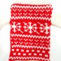 HOME ELEMENTS - WINE - BOTTLE - HOLIDAY - KNIT - RED - WHITE - SWEATER - NEW
