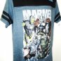 MARVEL - AVENGERS - XL - BLUE - BLACK - T-SHIRT - NEW - IRON MAN - THOR - HULK