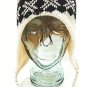 SHERPA - KNIT - SKI - SKULL - BEANIE - WINTER - CAP - NEW - WINTER - HAT - IVORY