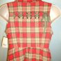 MACY'S - M STYLE LAB - VOGUE - PLAID - BALLET - DRESS - NEW - MEDIUM - OUTFIT