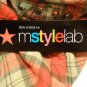 MACY'S - M STYLE LAB - VOGUE - PLAID - BALLET - DRESS - NEW - MEDIUM - OUTFIT