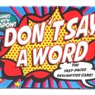 PROFESSOR PUZZLE - DON'T SAY A WORD - MIME - CARD - DICE - TIMER - GAME - NEW