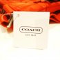 COACH - SIGNATURE - HOT - ORANGE - FILE - BAG - PURSE - LEATHER - NYLON - NEW