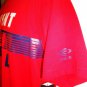 UMBRO - RED - NAVY - SOCCER - MEDIUM - T-SHIRT - FOOTBALL - TEE - MLS - NEW