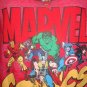 MARVEL - COMICS - RETRO - RED - SWEATSHIRT - LARGE - 11/13 - NEW - HULK - THOR