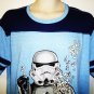 DISNEY - STAR WARS - BLUE - STORM TROOPER - LARGE - POPCORN - MOVIE - TEE - NEW