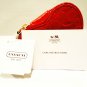 COACH - GLOSS - RED - HEART - MIRROR - JEWELRY - POUCH - CASE - BRAND NEW