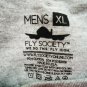 FLY SOCIETY - HIGH FLY - RETRO - GRAY - XL - T-SHIRT - BRAND NEW - HIP HOP - TEE