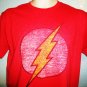 DC COMICS - THE FLASH - RED - RETRO - T-SHIRT - XL - NEW - JUSTICE LEAGUE