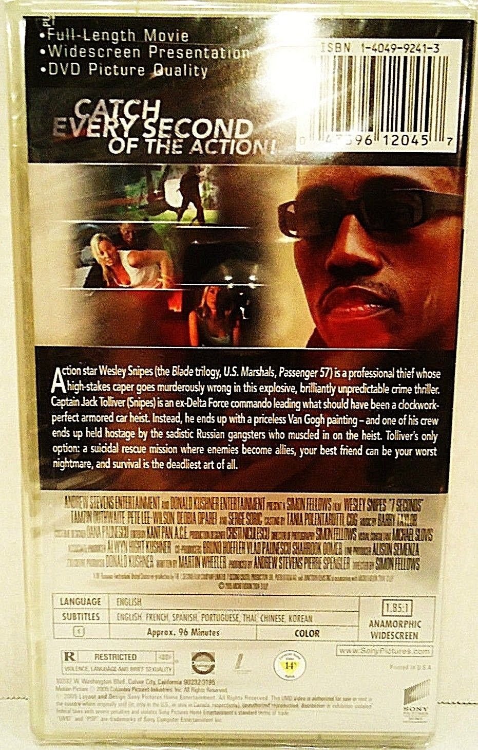 Film Middleman Wesley Snipes Umd Video Sony Psp Français Only 1 On Ebay