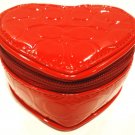 COACH - RED - HEART - MIRROR - JEWELRY - POUCH - NEW +  FREE - COACH - KEY CHAIN