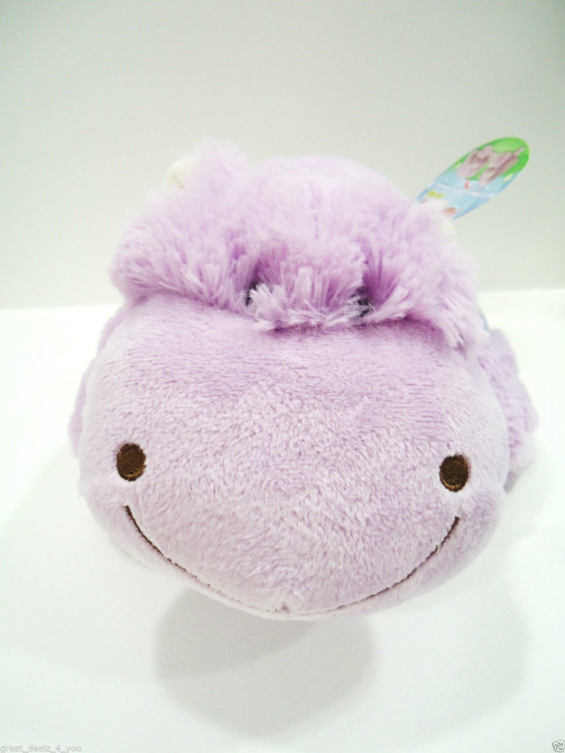 huggable hippo pillow pet