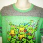 TEENAGE MUTANT NINJA TURTLES - GREEN - GRAY - CARTOON - MEDIUM - T-SHIRT - NEW