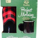 WEMBLEY HERITAGE - PERFECT MORNING - SLIPPERS - COFFEE - MUG - SET - SHOES - NEW