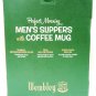 WEMBLEY HERITAGE - PERFECT MORNING - SLIPPERS - COFFEE - MUG - SET - SHOES - NEW