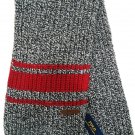 RALPH LAUREN - POLO - STRIPED - MERINO - WOOL - WINTER - SCARF - NEW - CHARCOAL