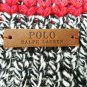 RALPH LAUREN - POLO - STRIPED - MERINO - WOOL - WINTER - SCARF - NEW - CHARCOAL