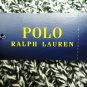 RALPH LAUREN - POLO - STRIPED - MERINO - WOOL - WINTER - SCARF - NEW - CHARCOAL