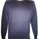 OSCAR DE LA RENTA - NAVY - BLUE - DESIGNER - CREW NECK - SWEATER - NEW - SMALL