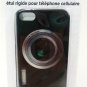 iPHONE - 5 - 3D - LENTICULAR - CAMERA - CELL PHONE - HARD - CASE - BLACK - NEW