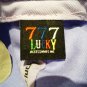 LUCKY 777 - VEGAS - RHINESTONE - LEATHER - LAVENDER - PINK - CAP - HAT - NEW