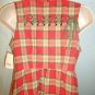 MACY'S - M STYLE LAB - VOGUE - PLAID - RED - BALLET - DRESS - BRAND NEW - SMALL