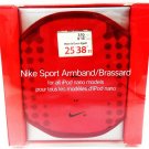NIKE - SPORT - ARMBAND - APPLE - iPod - NANO - NEW - SEALED - RED - ALL MODELS