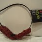 MACY'S - M STYLE LAB - BURGUNDY - BRAIDED BOW - FASHION - HAIR CLIP - NWT - NEW