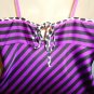 JUICY COUTURE - INTIMATES - NEW - S - PURPLE - STRIPED - CAMI - TANK - PAJAMAS