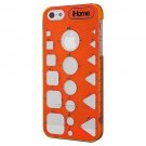 iHOME - iPHONE - 5 - 5s - STENCIL - CELL PHONE - CASE - PINK - NEW - GEOMETRIC
