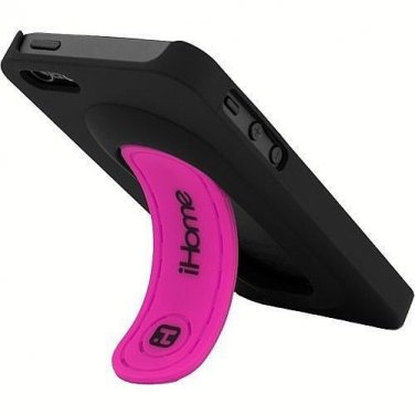 iHOME - iPHONE - 5 - KICKSTAND - CELL PHONE - HARD - CASE - BLACK - PURPLE - NEW