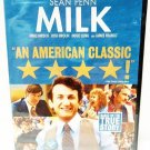 MILK - DVD - SEAN PENN - JAMES FRANCO - BRAND NEW - SEALED - HARVEY MILK - MOVIE