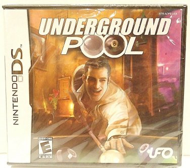 NINTENDO - DS - LITE - 3D - UNDERGROUND POOL - NEW - SEALED - VIDEO - GAMES