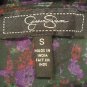 JESSICA SIMPSON - CLAUDIA - BLACK - GRAFITTI - FLORAL - BLOUSE - SMALL - NEW