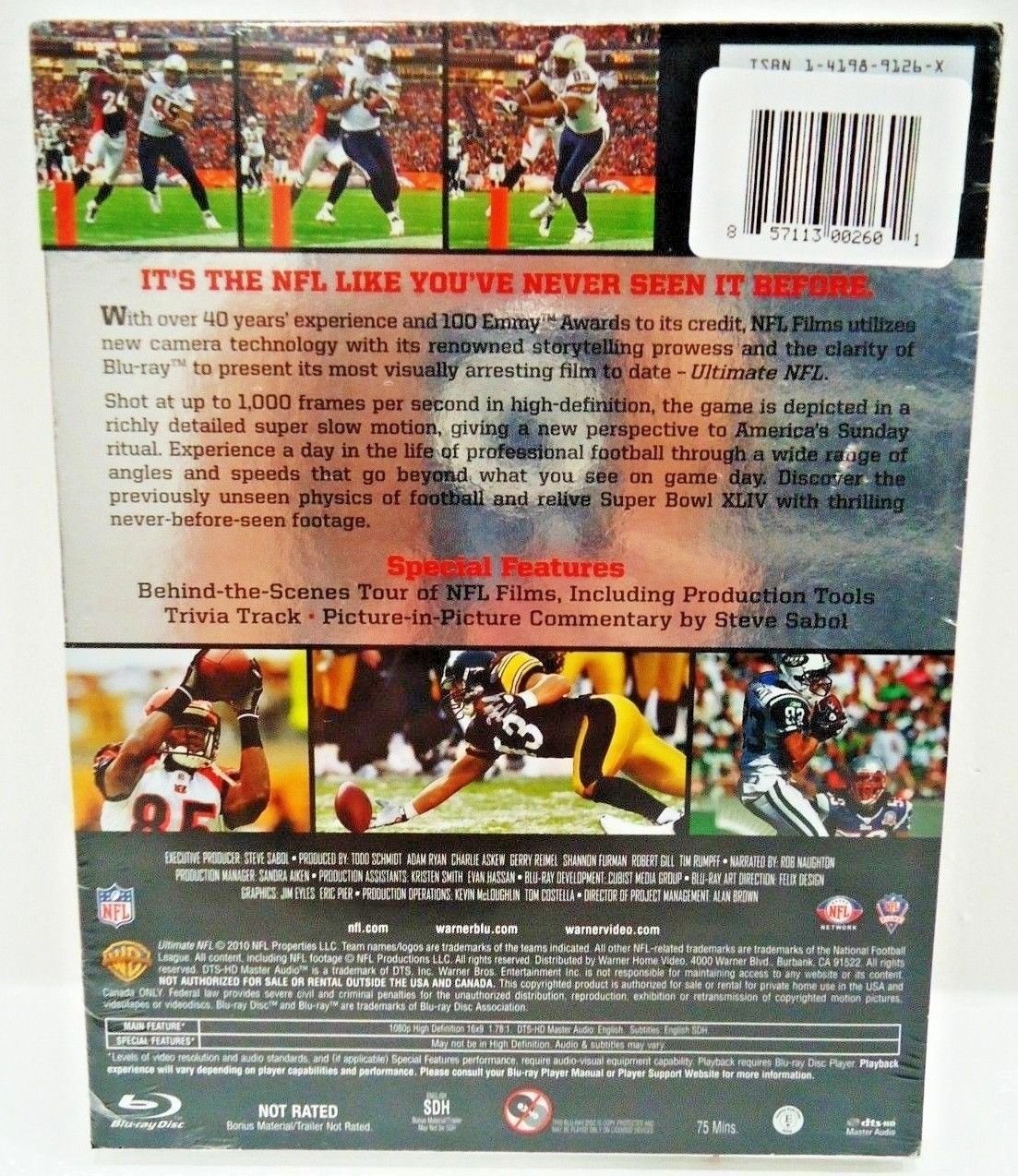 NFL ULTIMATE NFL DVD BLURAY FOOTBALL BRAND NEW SUPER BOWL SPORTS